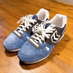 【美品】ヒュンメル hummel RACER スニーカー ブルー 24.0cmのサムネイル