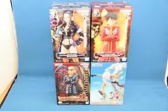 ワンピース 　フィギュア（ニコロビン＆ヘルメッポ＆ルフィ）フィギュア４体セット