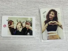TWICE ツウィ ミナ ダヒョン ジョンヨン トレカ 2点セット