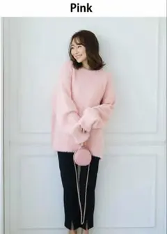 Myu ニット オーバーサイズ とろける肌触りふわもこ愛されゆる ニット