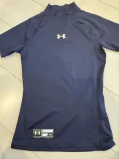 UNDER ARMOUR アンダーシャツ 半袖　YLG ネイビー