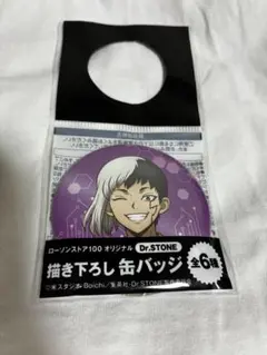 ローソン100 あさぎりゲンドクターストーン　缶バッジ
