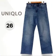 UNIQLO ハイライズスキニーアンクルジーンズ　26