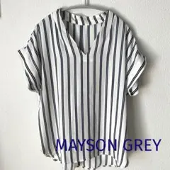 MAYSON GREY ストライプ半袖ブラウスのサムネイル