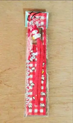 マイメロ　携帯ストラップ　レトロファンシー　赤