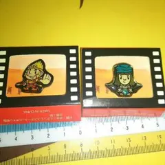 【非売品値下】西遊記ピンバッジ2個タトゥーシール4枚セット