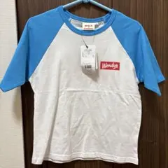 wendy's BABYDOLL コラボ　Tシャツ　140 白　水色