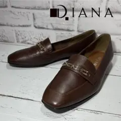 ダイアナ DIANA ビット付きローファー ダークブラウン 24cm 日本製