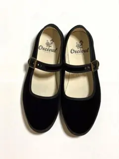 ORCIVAL ベロア ストラップシューズ 23.5cmのサムネイル