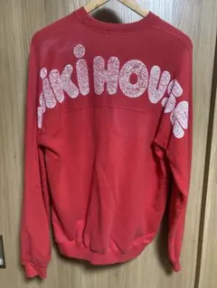 90s当時物 ミキハウス トレーナー レトロ 昭和 スウェット バックロゴ 赤