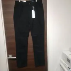 新品 GRANDGLOBAL メンズ ストレッチ ブラックパンツ
