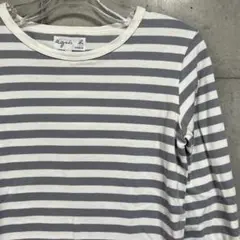 アニエスベー　agns b. ボーダー 長袖Tシャツ　 ロンT Tシャツ