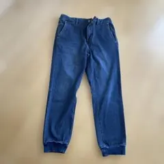 GLOBAL WORK ダークブルーカジュアルデニムパンツ