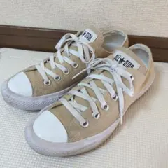 ALL STAR ベージュ ローカット スニーカー