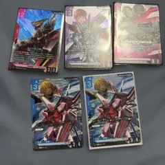 GD05-005他 リンクレア4種セット ストライクルージュガンダムカード