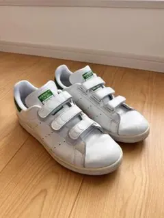 adidas Originals ベルクロ スタンスミス 白 緑 26.0