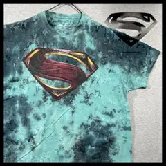 【SUPERMAN】スーパーマンアイスタイダイ染ビッググラフィックＴシャツ