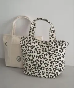 ローリーズファーム LFBASICTOTE トートバッグ ブラックヒョウ