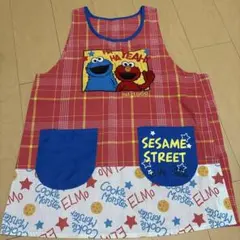 セサミストリート エプロン 保育士