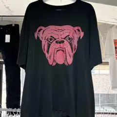 Vintage Bulldog プリント Tシャツ XXL