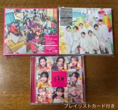 timelesz FAM 初回限定盤A・B・通常盤　3形態セット