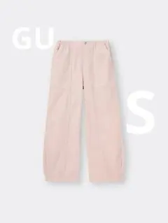 GU コクーンジョガープルオンパンツ ピンクS