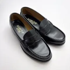 美品　ハルタ 4514 コインローファー　ブラック　23.5cm　進級　入学