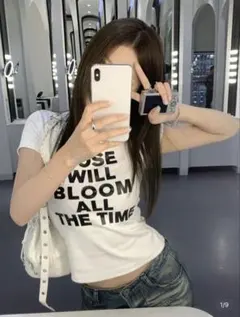 ロゴプリント 半袖 Tシャツ ホワイト