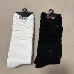 新品未使用 RRmoment キッズ ルーズソックス 白 黒13-18cm 靴下