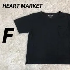 HEART MARKET（ハートマーケット）ポケット付き半袖Tシャツ F 黒のサムネイル