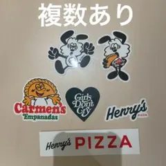 girls don't cry henry's piza ステッカー