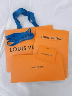 【LOUIS VUITTON】ショッパー 紙袋 リボン 封筒 カード セット