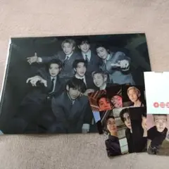 BTS アリラン ユニバ 特典 A4クリアファイル トレカ7枚