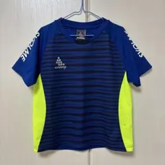 svolme ストライプ サッカーシャツ ネイビー/イエロー　子供用120