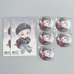 【匿名/即日発送】にじさんじ 葛葉 タワーコラボ 缶バッジ ポストカード