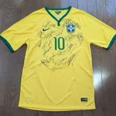 2002年日韓W杯ブラジル代表 優勝メンバー直筆サイン入りユニフォーム