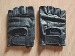 ハーレーダビッドソン 半指グローブ レザー