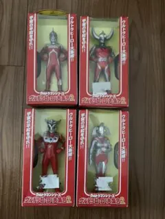 中古品】 ウルトラマン大怪獣 戦闘名場面100枚 第1弾〜第4弾 4個セット 