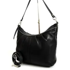 美品✨COACH エルゴ レザー プリーテッド ホーボー 2WAYバッグ