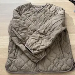 美品　ブラウン キルティング ジャケット160