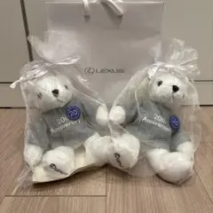新品⭐︎LEXUS 20周年 ノベルティ クマ　２体