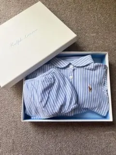 新品 Ralph Lauren ベビー服 ワンピース ブルマセット　24Mのサムネイル