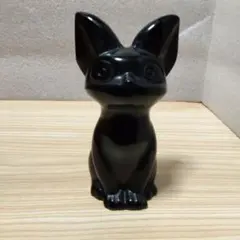 オブシディアン魔女の宅急便ジジみたいなクロネコカービング