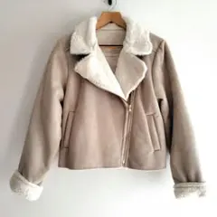 ライダース ムートンコート