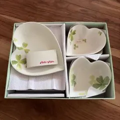 再値下げ！an an クローバー ハート型 食器セット 陶磁器のサムネイル