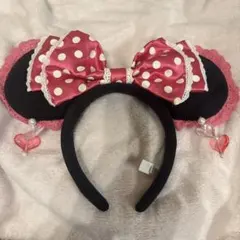 ディズニーピンクカチューシャ jk ミニー ちゃんカチューシャ