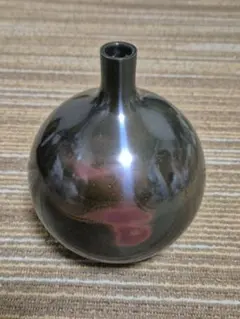 花瓶　黒色一輪挿し　一輪挿し