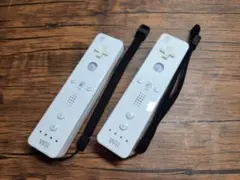 Wiiリモコン 2個セット Wiiコントローラー　任天堂【白】④