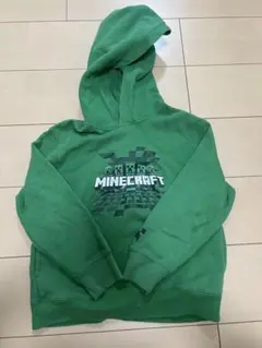 130【ユニクロ】UNIQLO Minecraft パーカー グリーン