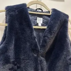 GAP KIDS ネイビー ファーベスト XXL